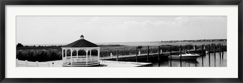 Framed Shore Panorama V Print