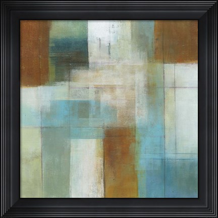 Framed Lake Blue Essence I Print