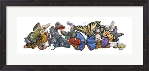 Framed Wings of Splendor I Print