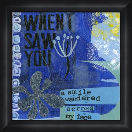 Framed Smile I Print
