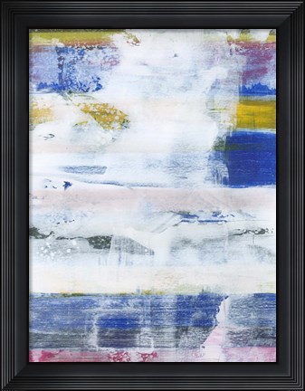Framed White Wash I Print