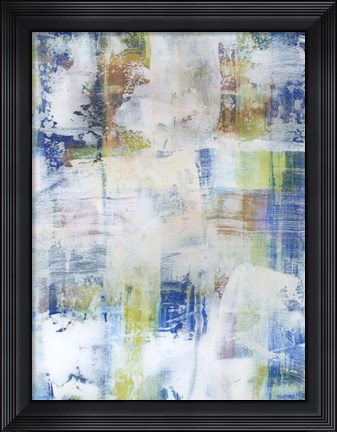 Framed White Wash III Print
