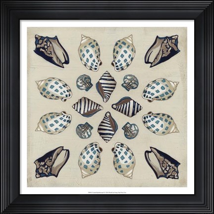 Framed Coastal Kaleidoscope II Print