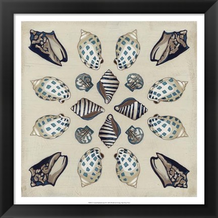 Framed Coastal Kaleidoscope II Print