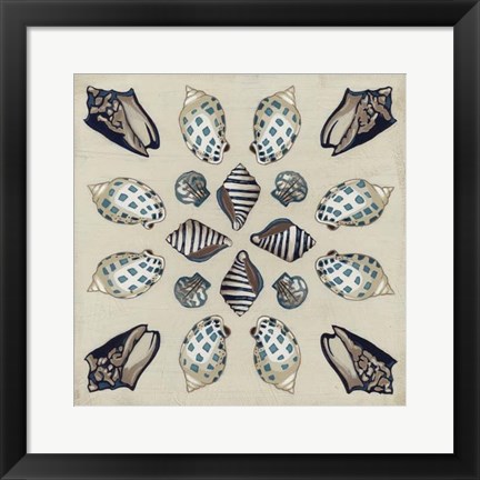 Framed Coastal Kaleidoscope II Print