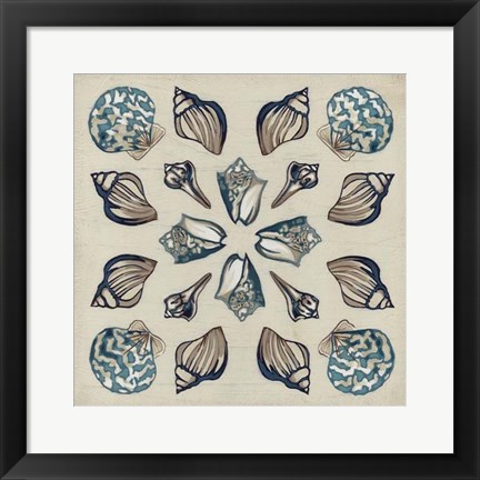 Framed Coastal Kaleidoscope IV Print