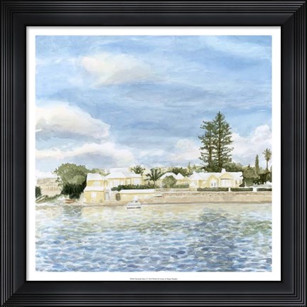 Framed Bermuda Shore I Print
