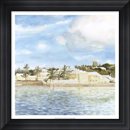 Framed Bermuda Shore II Print