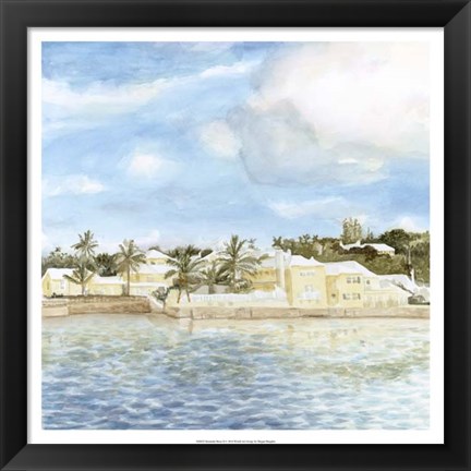 Framed Bermuda Shore II Print