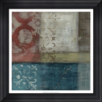 Framed Heritage Abstract I Print