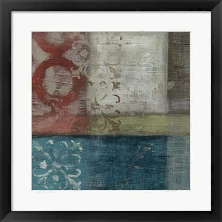 Framed Heritage Abstract I Print