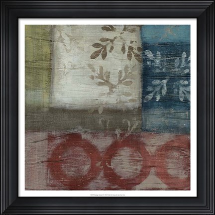Framed Heritage Abstract II Print