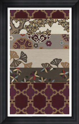 Framed Autumnal Tapestry II Print