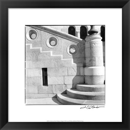 Framed Architecture Detail I Budapest Print
