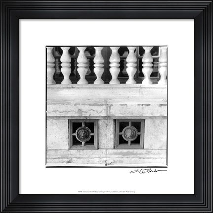 Framed Architecture Detail III Budapest Print