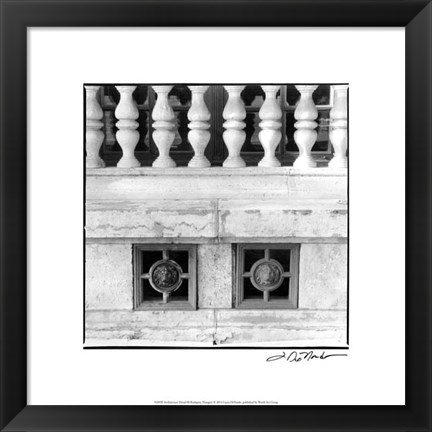 Framed Architecture Detail III Budapest Print