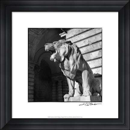 Framed Architecture Detail VI Budapest Print