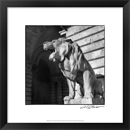 Framed Architecture Detail VI Budapest Print