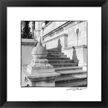 Framed Architecture Detail VII Budapest Print