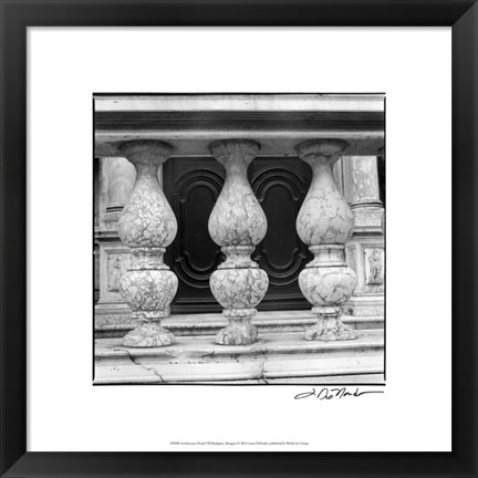 Framed Architecture Detail VIII Budapest Print