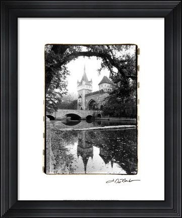 Framed Castle Reflections, Vajdahunyad Print