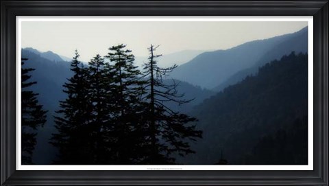 Framed High Country Silhouette I Print