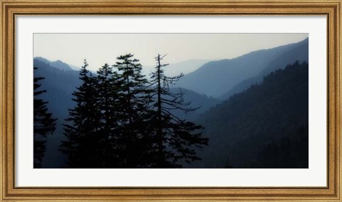 Framed High Country Silhouette I Print