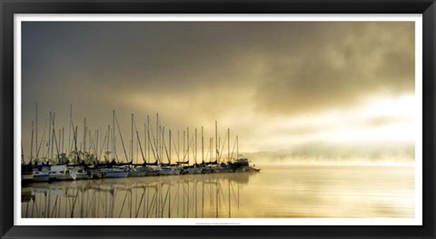 Framed Marina Morning II Print