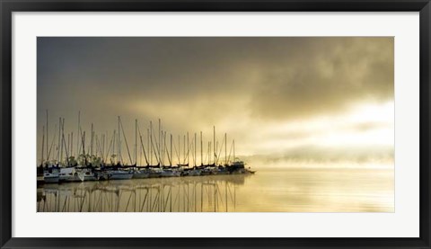 Framed Marina Morning II Print