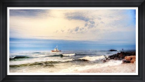 Framed Heading to Sea Print