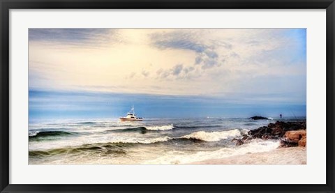 Framed Heading to Sea Print