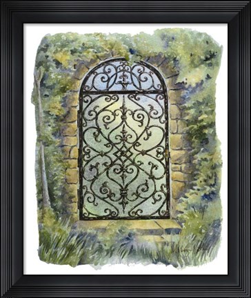 Framed Iron Gate II Print
