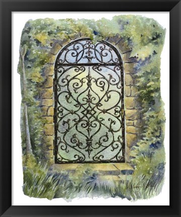 Framed Iron Gate II Print