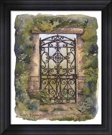 Framed Iron Gate III Print