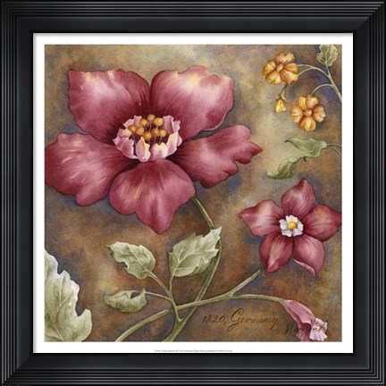 Framed Antique Beauties III Print