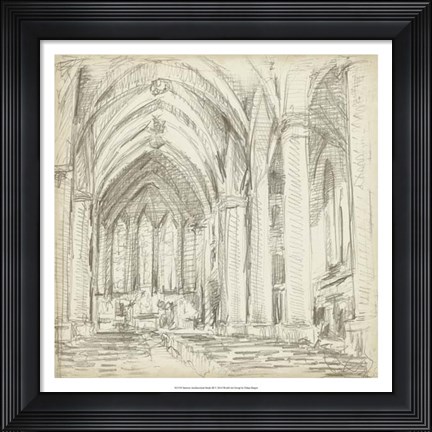 Framed Interior Architectural Study III Print