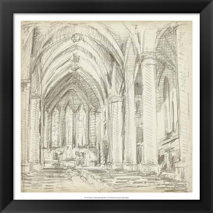 Framed Interior Architectural Study III Print