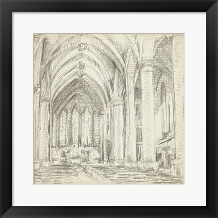 Framed Interior Architectural Study III Print