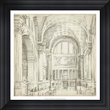 Framed Interior Architectural Study IV Print