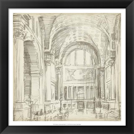 Framed Interior Architectural Study IV Print