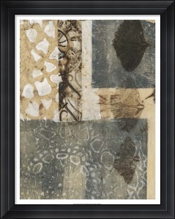 Framed Ginkgo Fossil II Print