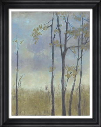 Framed Tree-Lined Wheat Grass I Print