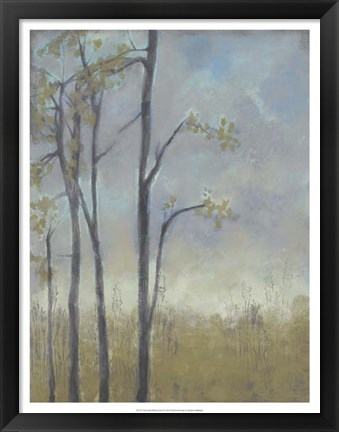 Framed Tree-Lined Wheat Grass II Print