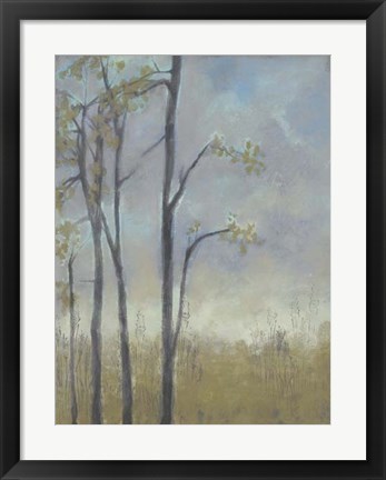 Framed Tree-Lined Wheat Grass II Print