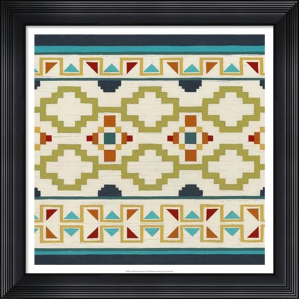 Framed Southwest Geometry I Print