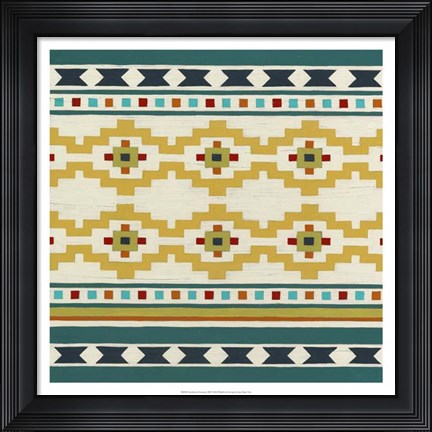 Framed Southwest Geometry III Print