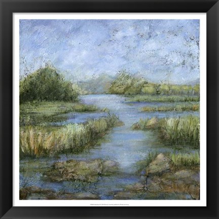 Framed Marshland I Print