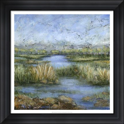 Framed Marshland II Print