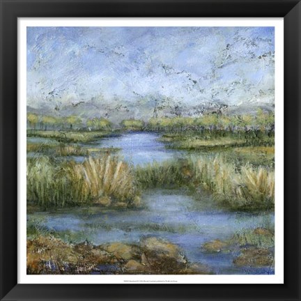 Framed Marshland II Print