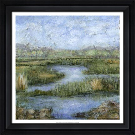 Framed Marshland III Print